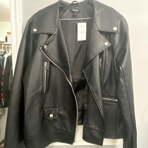 Black Leather Jacket - Torrid Brand